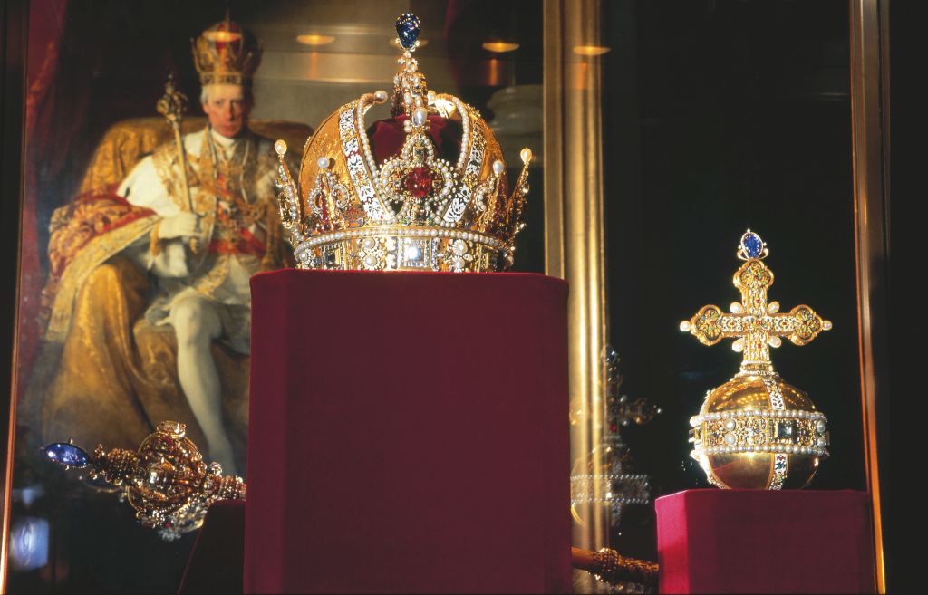 Crown of Emperor Rudolf II at the Imperial Treasury in Vienna